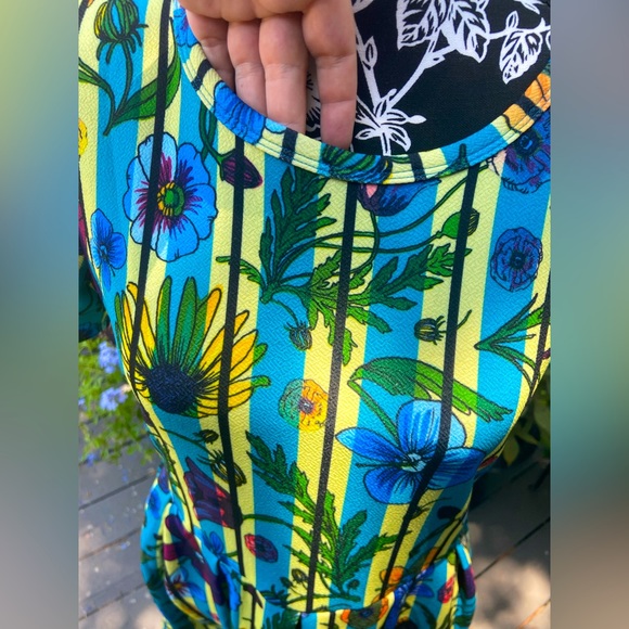 Lularoe Amelia Dress Size Large L Floral 💐 - Picture 4 of 7